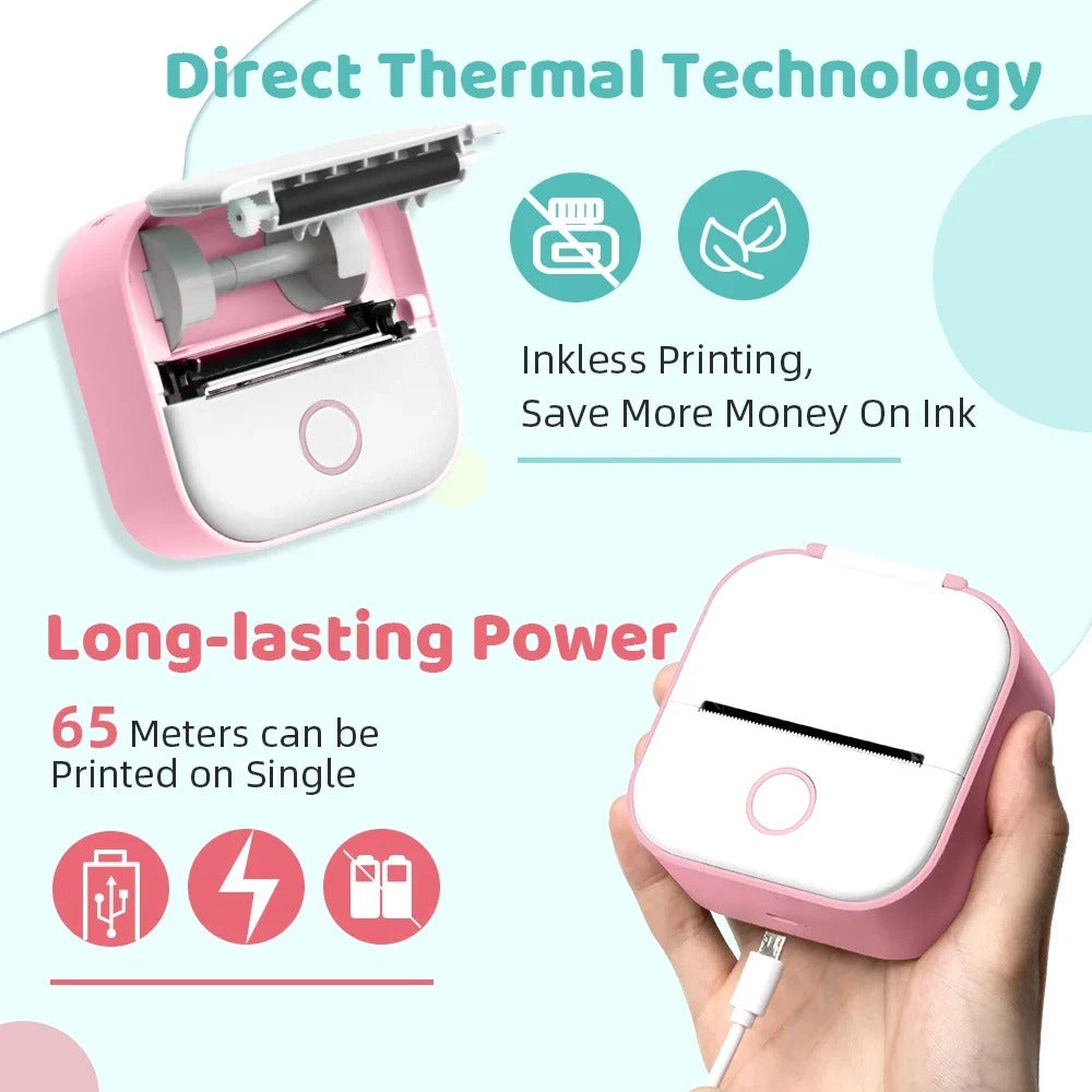 Pocket Printer Pro + FREE Sticker Roll