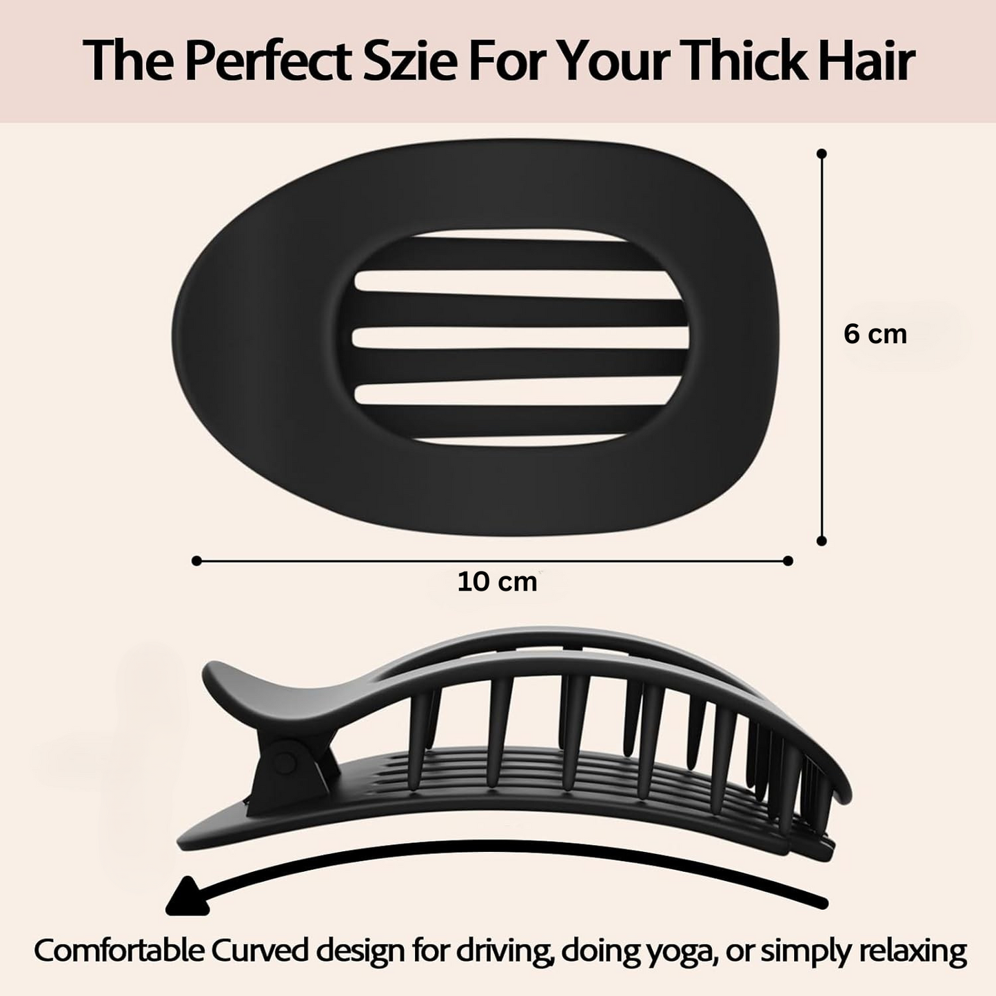 Luxe DriveComfy Hair Clip Set - Drive Pretty, Rest Easy 🚗💆‍♀️