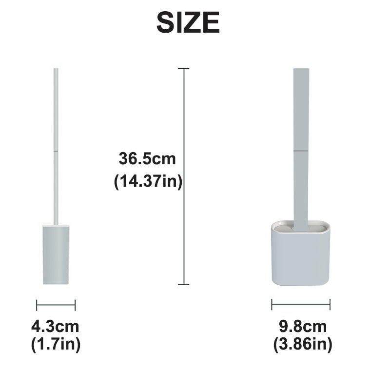 Modern Hygienic Silicone Toilet Brush