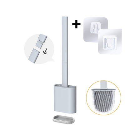 Modern Hygienic Silicone Toilet Brush