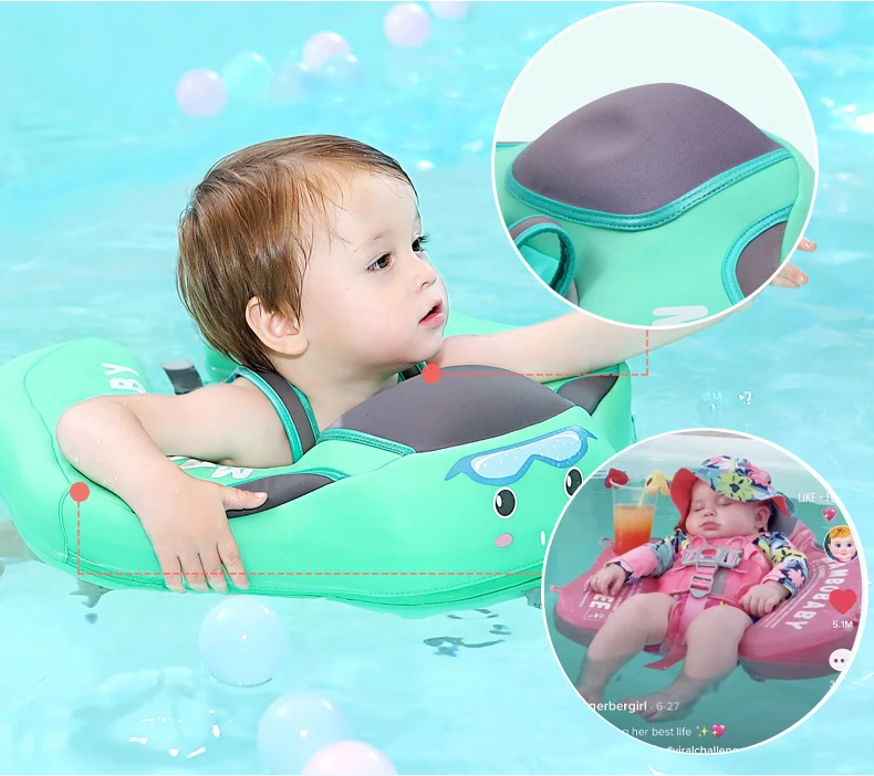 Non-Inflatable Baby Float Swim Trainer