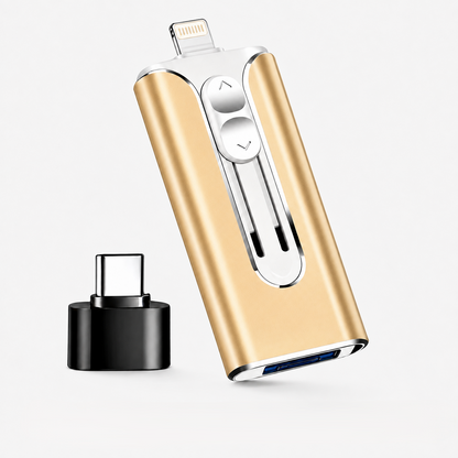 4-in-1 Mobile Flash Drive | Clean Phone Storage Instantly⚡