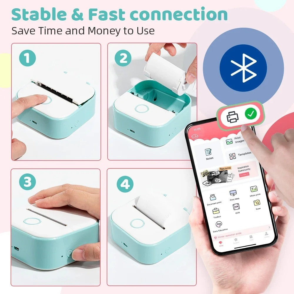 Pocket Printer Pro + FREE Sticker Roll
