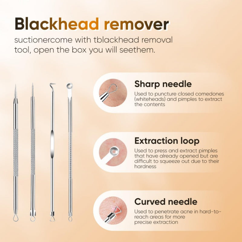 PoreCleaner Pro™ Plus (6 Heads + Steel Toolkit)🎁